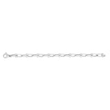 Sterling Silver Rhodium Plated Jax Link Bead Bracelet (9.20 mm) thumbnail 2