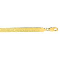 14k Yellow Gold Super Flex Herringbone Bracelet (6.00 mm)