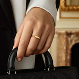 14K Yellow Gold Polished Sculpted Ring (3.00 mm) thumbnail 4