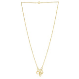 Drop Necklace with Lucky Charms in 14K Yellow Gold thumbnail 2