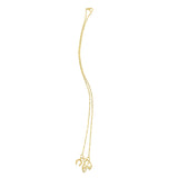 Drop Necklace with Lucky Charms in 14K Yellow Gold thumbnail 3