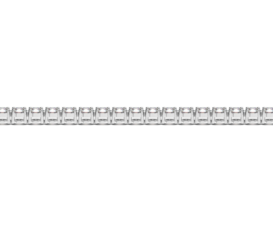 Lab Grown Round Diamond Tennis Bracelet in 14k White Gold (6 cctw F/G  VS2/SI1)