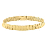 Geometric Tile Bracelet in 14K Yellow Gold  (7.10 mm) thumbnail 2