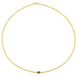 14K Yellow Gold Peridot Mirrored Chain (2.20 mm) thumbnail 2