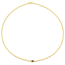 14K Yellow Gold Peridot Mirrored Chain (2.20 mm)