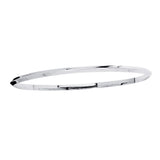 14K White Gold Knife Edge Bangle thumbnail 3