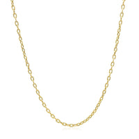 Double Extendable Cable Chain in 14k Yellow Gold (1.80 mm)