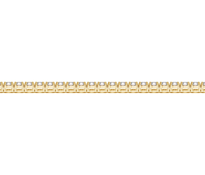 Lab Grown Round Diamond Tennis Bracelet in 14k Yellow Gold (4 cctw F/G  VS2/SI1)