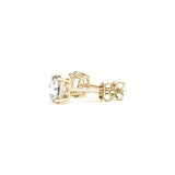 3 cttw Certified IGI Lab Grown Round Diamond Earrings 14k Yellow Gold (G/VS2) thumbnail 4