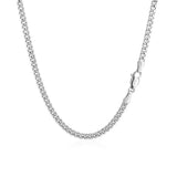 14K White Gold Gourmette Chain (2.80 mm) thumbnail 3