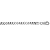 14K White Gold Gourmette Chain (2.80 mm) thumbnail 4
