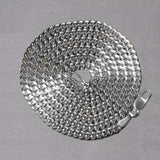14K White Gold Gourmette Chain (2.80 mm) thumbnail 5