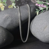 14K White Gold Gourmette Chain (2.80 mm) thumbnail 6