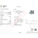 5 Carat Round Lab Grown IGI G/VS1 Diamond Solitaire Ring in 10K White Gold thumbnail 7