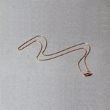14k Rose Gold Round Cable Link Chain (1.25 mm) thumbnail 5