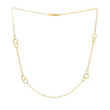 Twistted Link Necklace in 14K Yellow Gold thumbnail 2