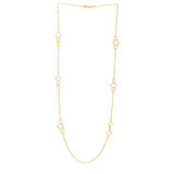 Twistted Link Necklace in 14K Yellow Gold thumbnail 3