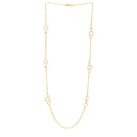 Twistted Link Necklace in 14K Yellow Gold