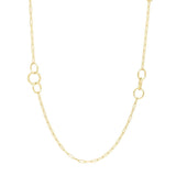 Twistted Link Necklace in 14K Yellow Gold thumbnail 4