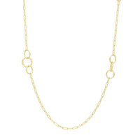 Twistted Link Necklace in 14K Yellow Gold
