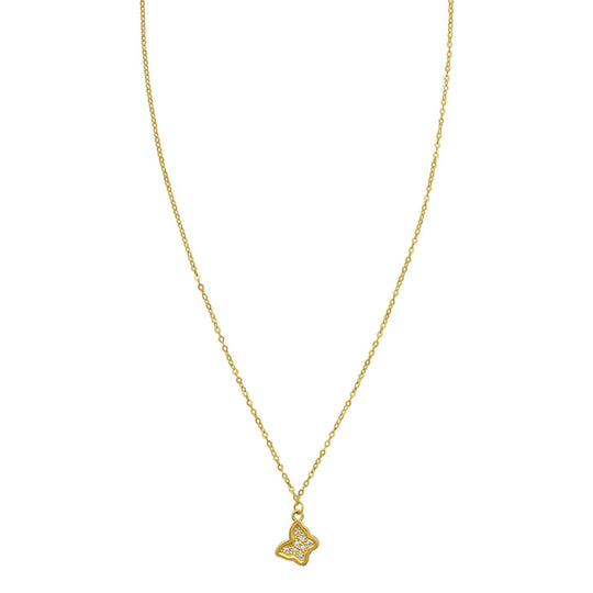 14K yellow gold rope chain necklace with twisted braided links