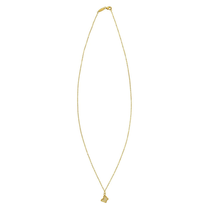 Elegant 14K Yellow Gold Rope Chain Necklace