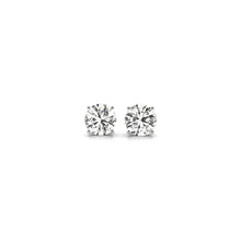 1 cttw Certified IGI Lab Grown Round Diamond Stud Earrings 14k White Gold(G/VS2)