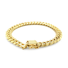 Load image into Gallery viewer, 14k Yellow Gold Classic Miami Cuban Solid Bracelet (8.20 mm)