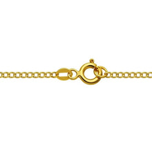 14k Yellow Gold Solid Curb Chain (2.60 mm)