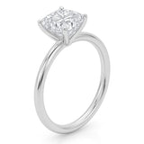 5 Carat Cushion Lab Grown IGI G/VS1 Diamond Solitaire Ring in 14K White Gold thumbnail 2