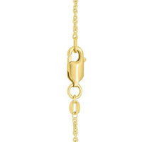Baroque Heart Necklace in 14K Yellow Gold