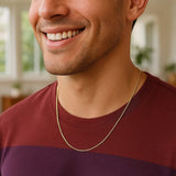 14k Yellow Gold Solid Rope Chain (1.50 mm) thumbnail 4