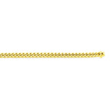 14k Yellow Gold Classic Miami Cuban Solid Bracelet (3.20 mm) thumbnail 2
