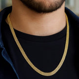 14k Yellow Gold Bismark Chain (7.00 mm) thumbnail 3