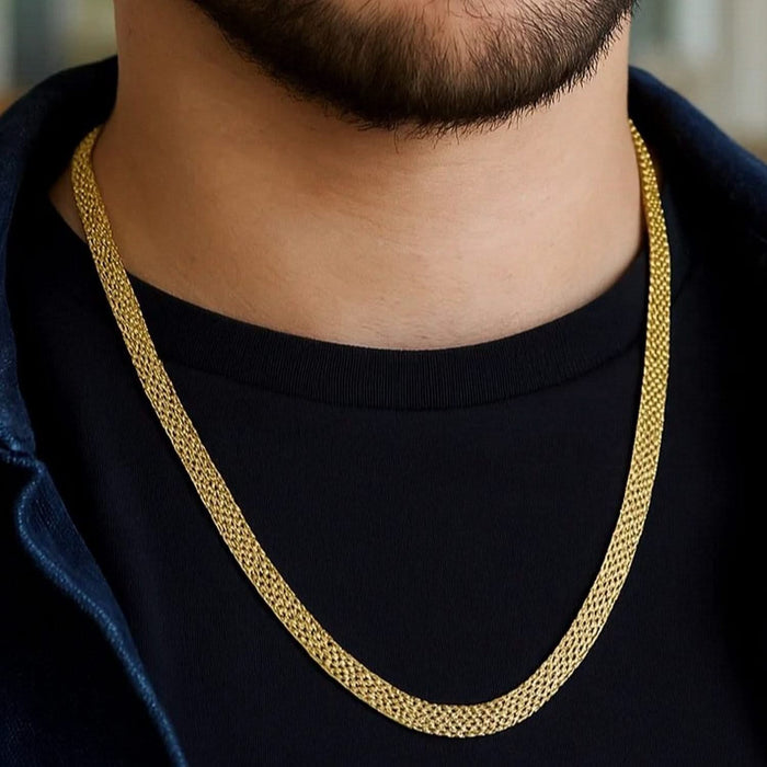 14k Yellow Gold Bismark Chain (7.00 mm)