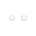 14K white gold ring with pear pearl stone