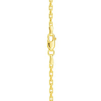 14k Yellow Gold French Cable Link Chain (3.60 mm)