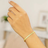 Imperial Herringbone Bracelet in 10k Yellow Gold  (5.00 mm) thumbnail 2