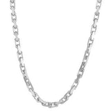 14k White Gold French Cable Link Chain (4.80 mm) thumbnail 2