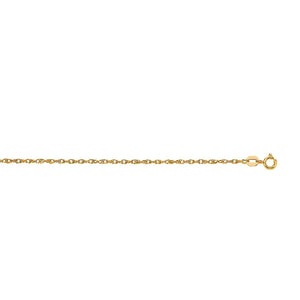 14k Yellow Gold Machine Rope Chain (1.00 mm)