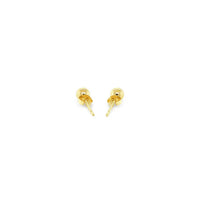 10k Yellow Gold Ball Style Stud Earrings (4mm)