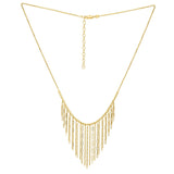 Graduated Fringe Necklace in 14K Yellow Gold thumbnail 2