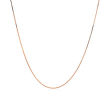 Load image into Gallery viewer, 14k Rose Gold Classic Box Chain (0.60 mm)