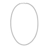 Sterling Silver Rhodium Plated Vintage Puffed Miami Cuban Chain (5.30 mm) thumbnail 3