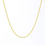 14k Yellow Gold Round Cable Link Chain (2.6 mm) thumbnail 2