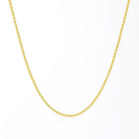 14k Yellow Gold Round Cable Link Chain (2.6 mm)