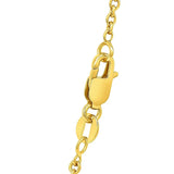 14k Yellow Gold Round Cable Link Chain (2.6 mm) thumbnail 3