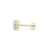 4 cttw Certified IGI Lab Grown Round Diamond Earrings 14k Yellow Gold (G/VS2) thumbnail 2