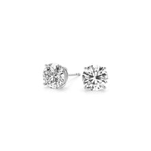 3 cttw Certified IGI Lab Grown Round Diamond Stud Earrings 14k White Gold(G/VS2)