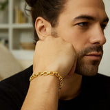 14k Yellow Gold French Cable Chain Bracelet  (4.80 mm) thumbnail 4
